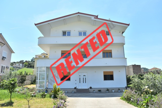 Three storey villa for rent in Xhaferr Shaba street, near TEG in Tirana.
It offers a land area of 1